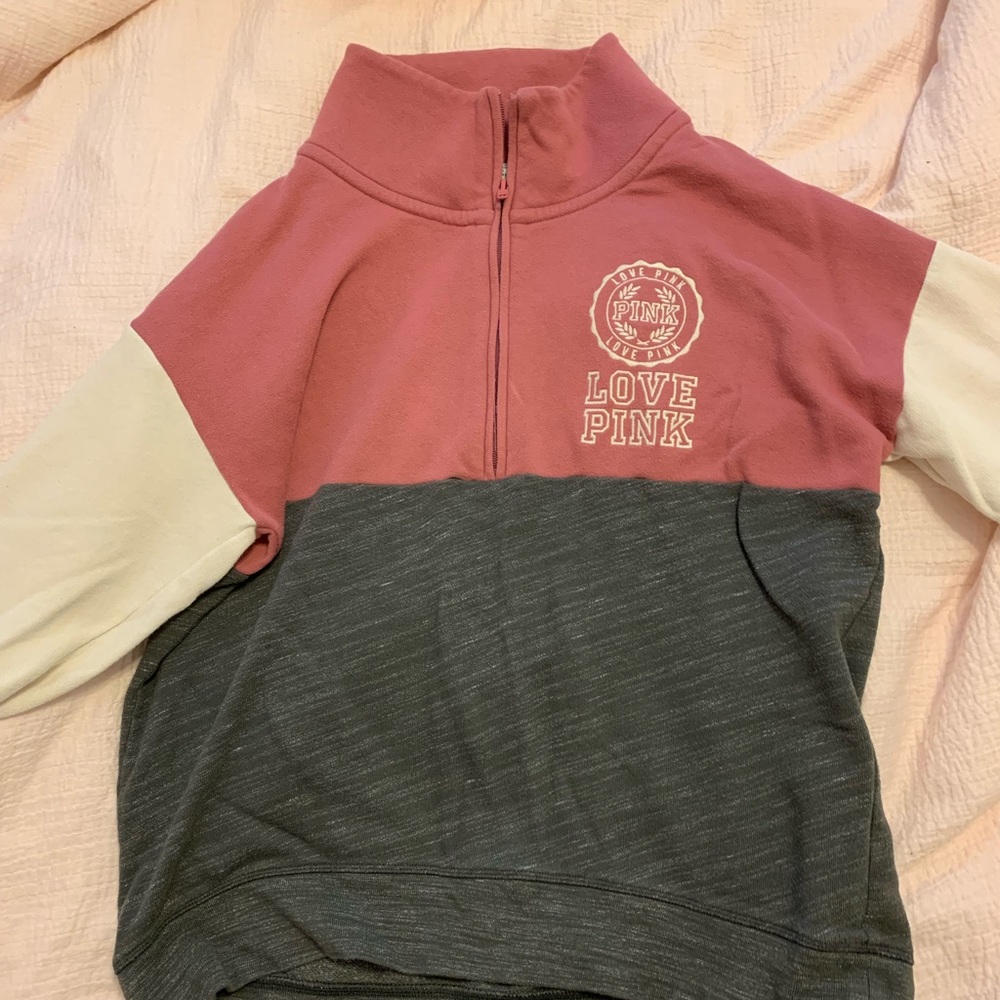 Victoria Secret Pink Half ZIP Up